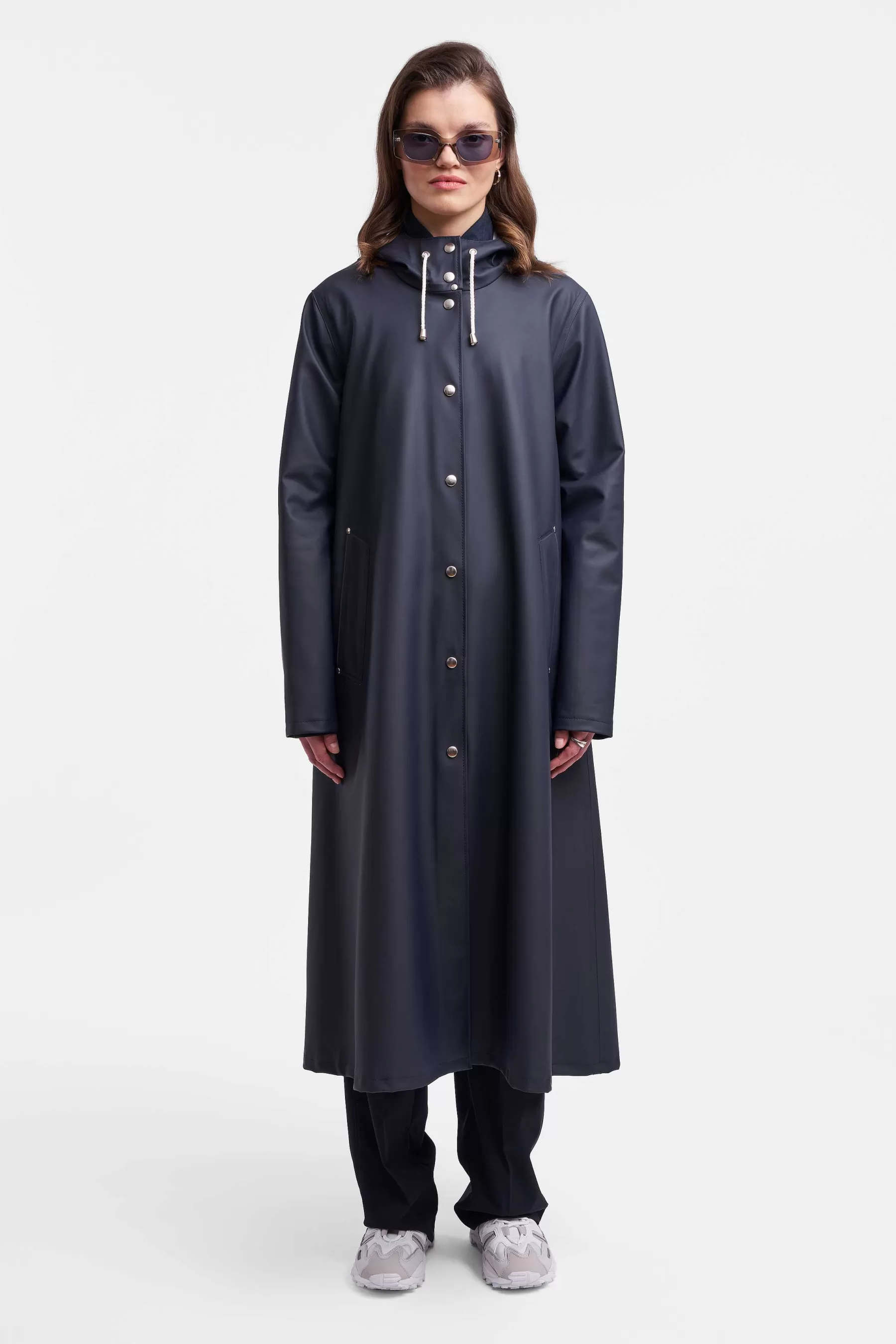 Raincoats-STUTTERHEIM Mosebacke Long Print Raincoat