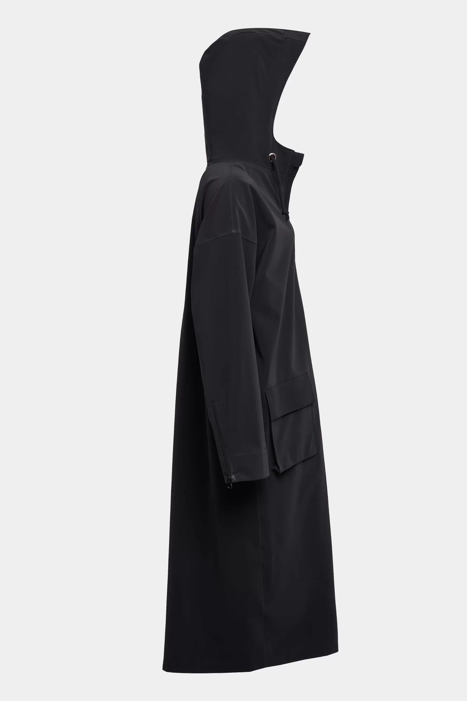 Women's Sale-STUTTERHEIM Sandviken Long Matte Zip Raincoat