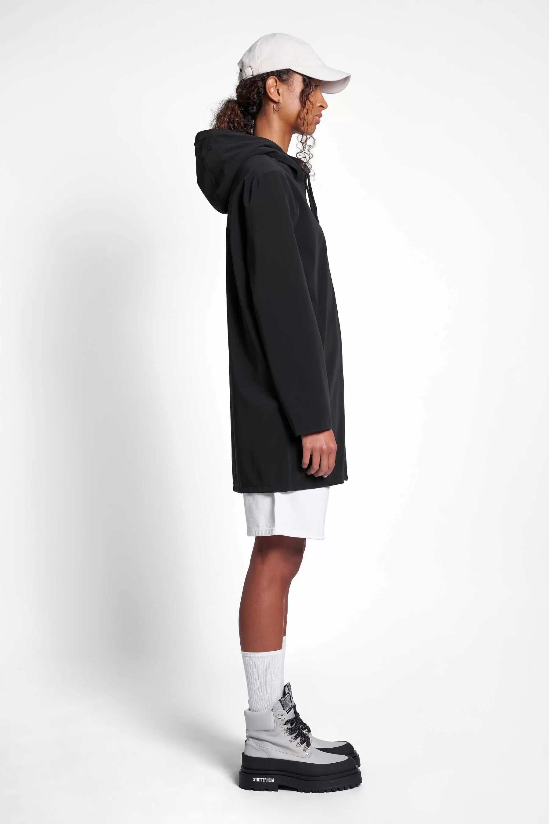 Raincoats-STUTTERHEIM Stockholm Lightweight Matte Zip Raincoat